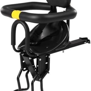 Lixada - Siège Avant Sécurisé pour Enfant avec Pédales, Support pour Vélo de Course/VTT