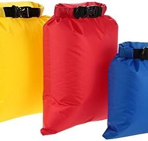 Lixada Pack de 3 Sacs Étanches Ultra-Légers : 3L + 5L + 8L - Pour Outdoor/Camping/Rando/Sports Loisirs