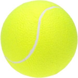 LIXADA - Balle de Tennis Géante pour Animaux : Jouet Inoffensif de 24 cm pour Chiens et autres Animaux de Compagnie, Parfait pour les Jeux en Plein Air et à la Plage