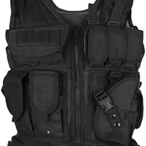 Lixada Gilet pour Hommes et Femmes, Veste Militaire Softshell, Pour la Chasse et les Randonnées