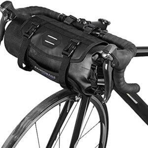 LIXADA - Sac à bicyclette imperméable pour vélos de route et MTB, avec fermeture éclair et capacité ajustable de 3L à 7L