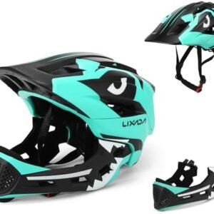 LIXADA Casques de Vélo pour Enfants - Casque Intégral Déposable, Idéal pour le Vélo, le Skateboard et les Roulettes